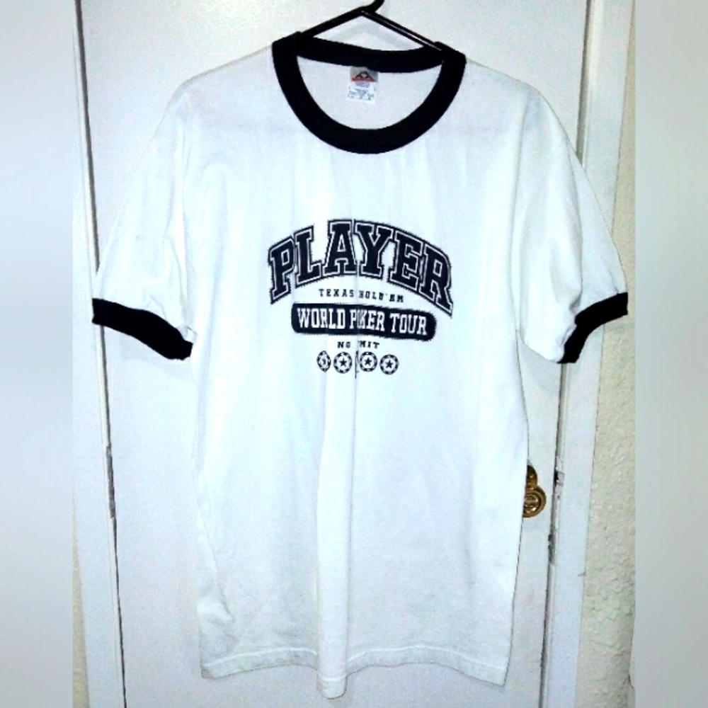 Alstyle Apparel & Activewear sizeL Player World Poker Tour Comemerative T-shirt
